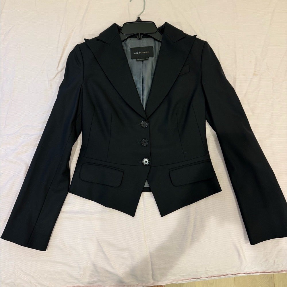 BCBGMaxAzria Black Women's Blazer